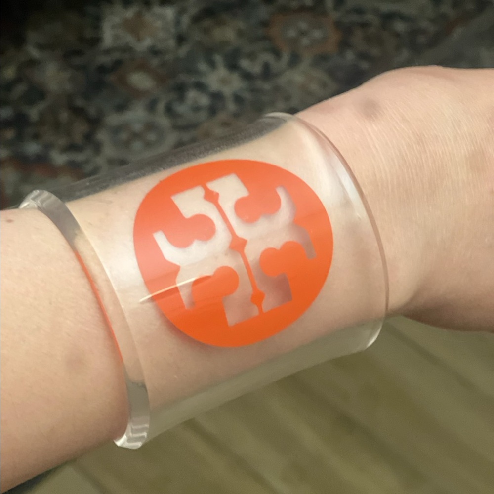 Tory Burch Orange Bracelet with Phoenix Design